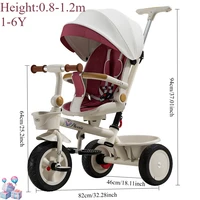 Tricycle pliant pour enfants de 1 à 6 ans, chariot de marche, vélo pour landau 1