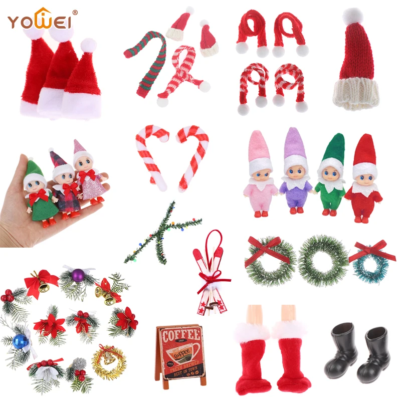 57 Styles Miniature Dollhouse Christmas Series Decoration Accessories