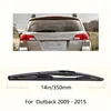 14" Rear Wiper Blade   Windshield Windscreen Clean Tailgate Window Car Rain Brush For Subaru Outback 2009 - 2015 3