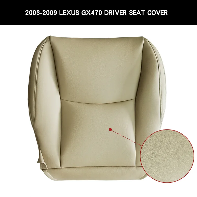 

Для 2005 2006 Lexus GX470 2003-2009 накладка на нижние автомобильные сиденья водителя Сменные сиденья коврик для подушки бежевый