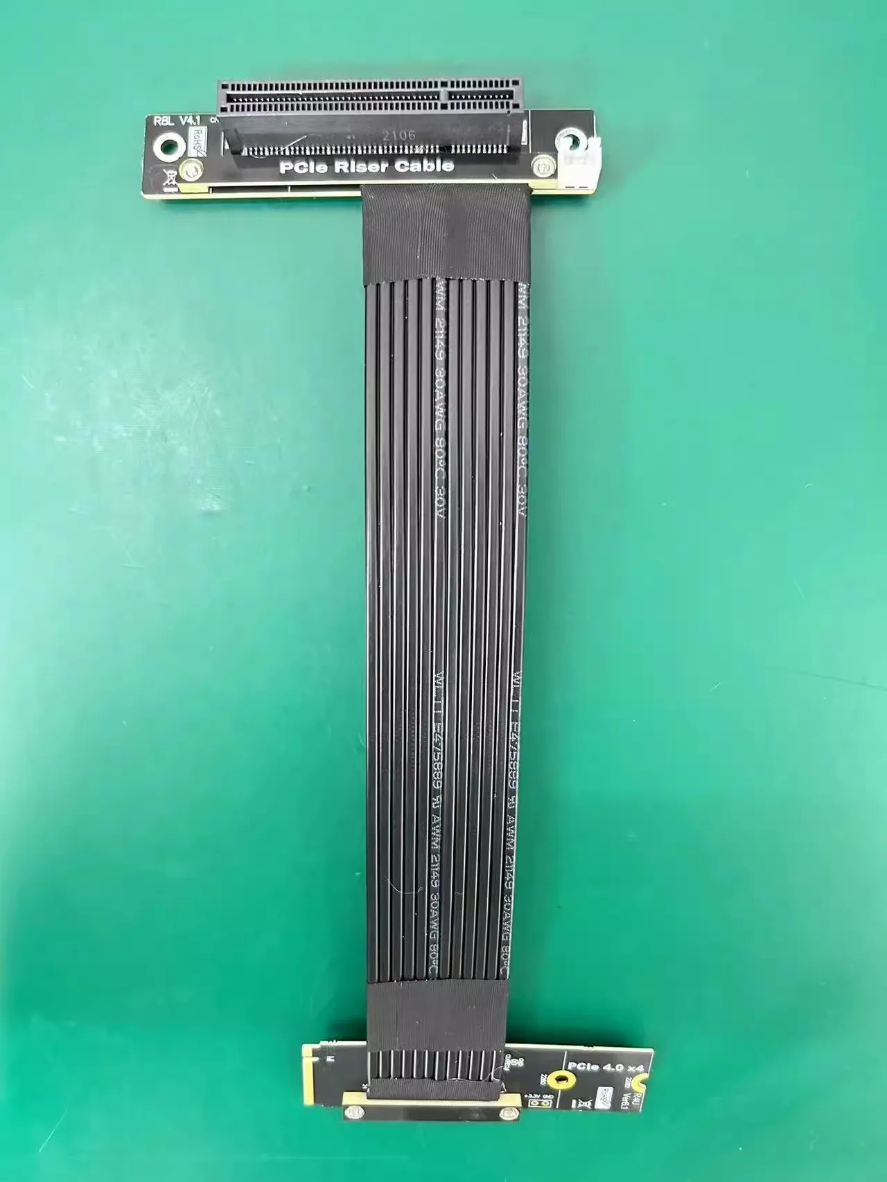 LAN RAID SSD, M2 NVMe M-Key para PCIe X8, Cabo de Extensão 4.0