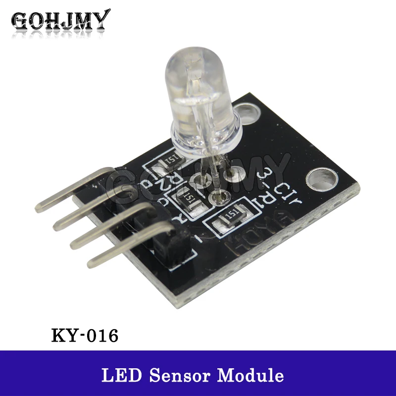5Pcs Ky-016 Modulo Sensore Led Rgb Tricolore A 4Pin