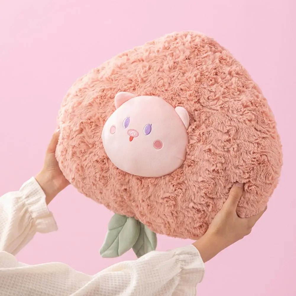 Fruit Shape Sleeping Pillow Cute Plush Fruit Pillows Blueberry Bunny Avocado Bear Peach Pig Soft Stuffed Toy Dolls for Sleeping