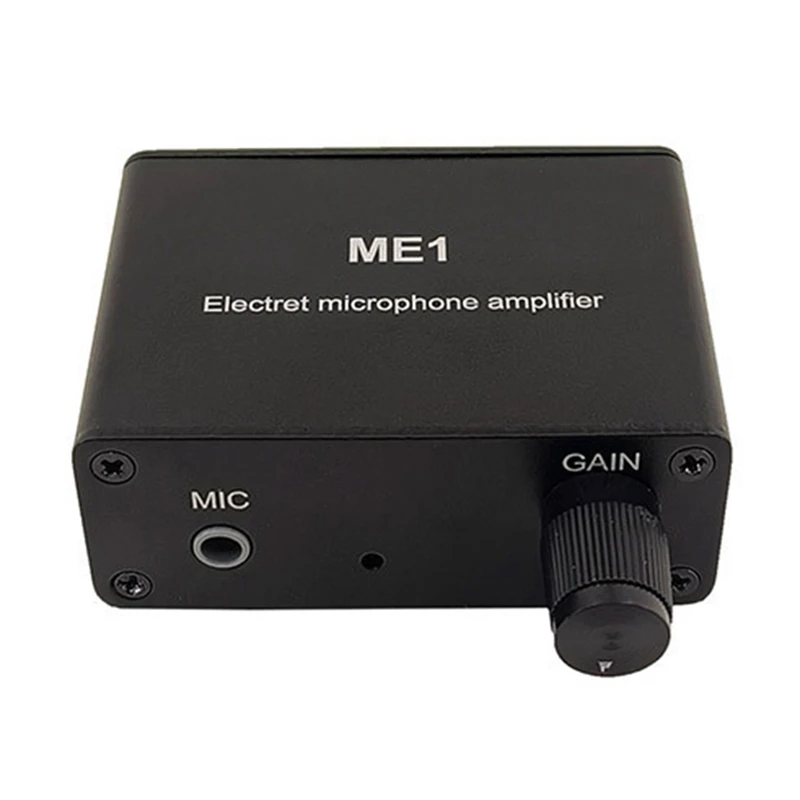 

3.5Mm ME1 Condenser Microphone Headphone Amplifier Audio Preamplifier Mixing Board