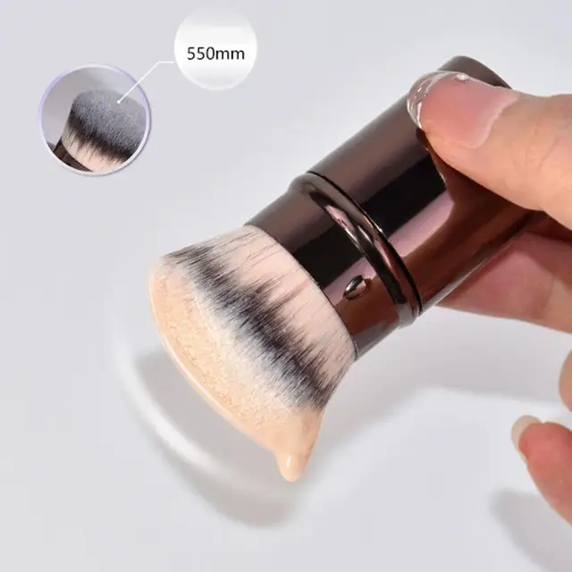 1PC Retractable Foundation Makeup Brush Soft Fluffy Blusher Powder Concealer Bronzer Makeup Brush Portable Cosmetic Makeup Tools