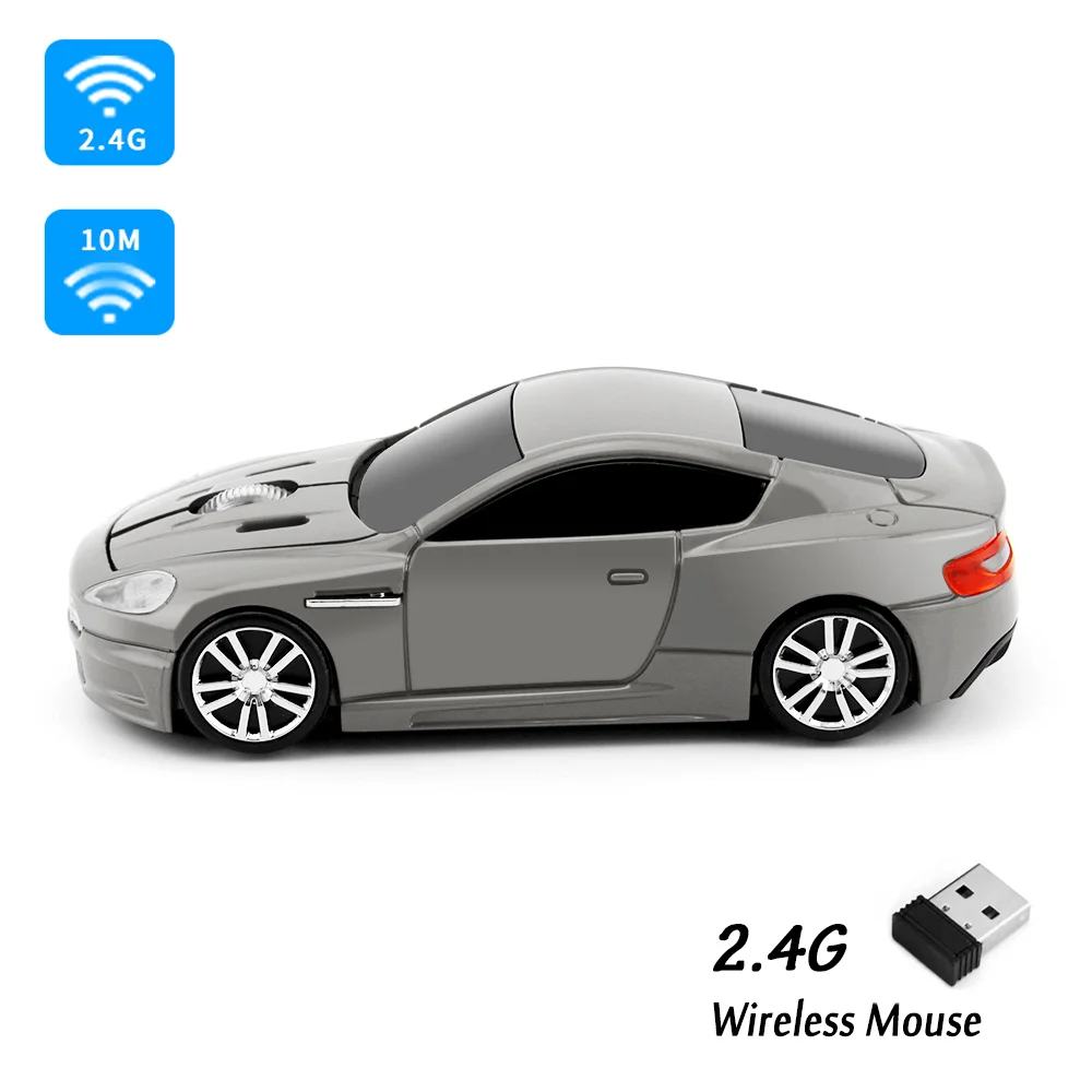 Portátil 2.4g Wireless Ergonomic Mouse 1600 Dpi 3d Mini Mice Usb Optical Legal Esporte Carro Laptop pc Computador Tablet Presente