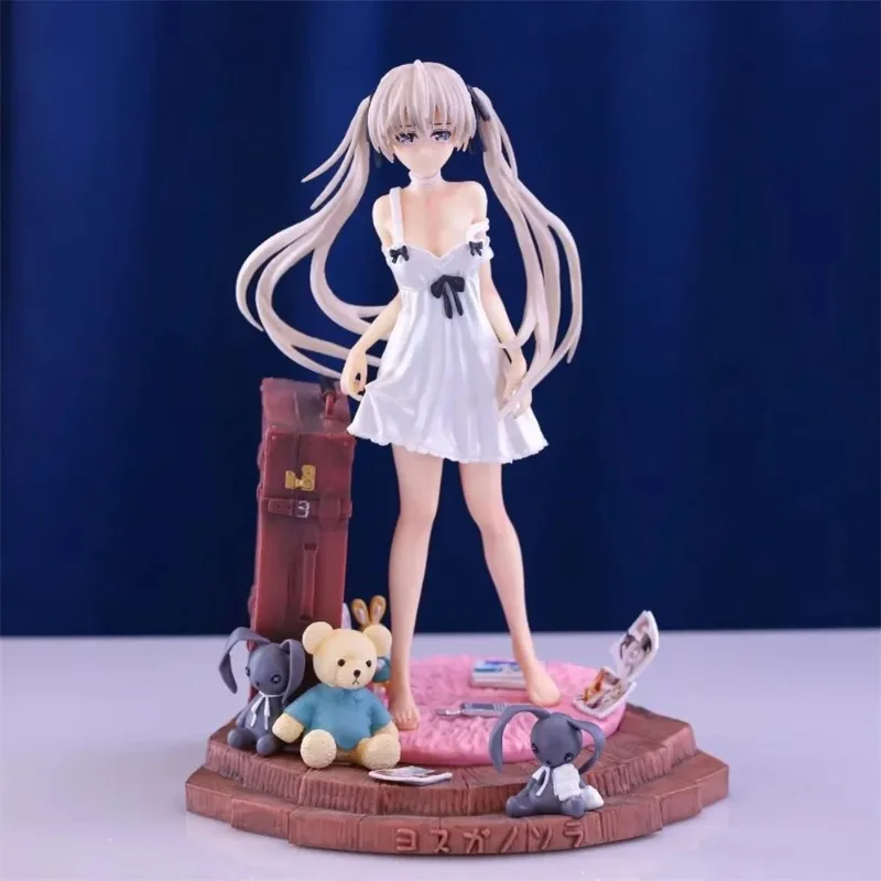 

Anime Yosuga No Sora Kasugano Sora Pointer Bear PVC Action Figure Collectible Model Doll Toy 26cm Creative Christmas Gift BOX