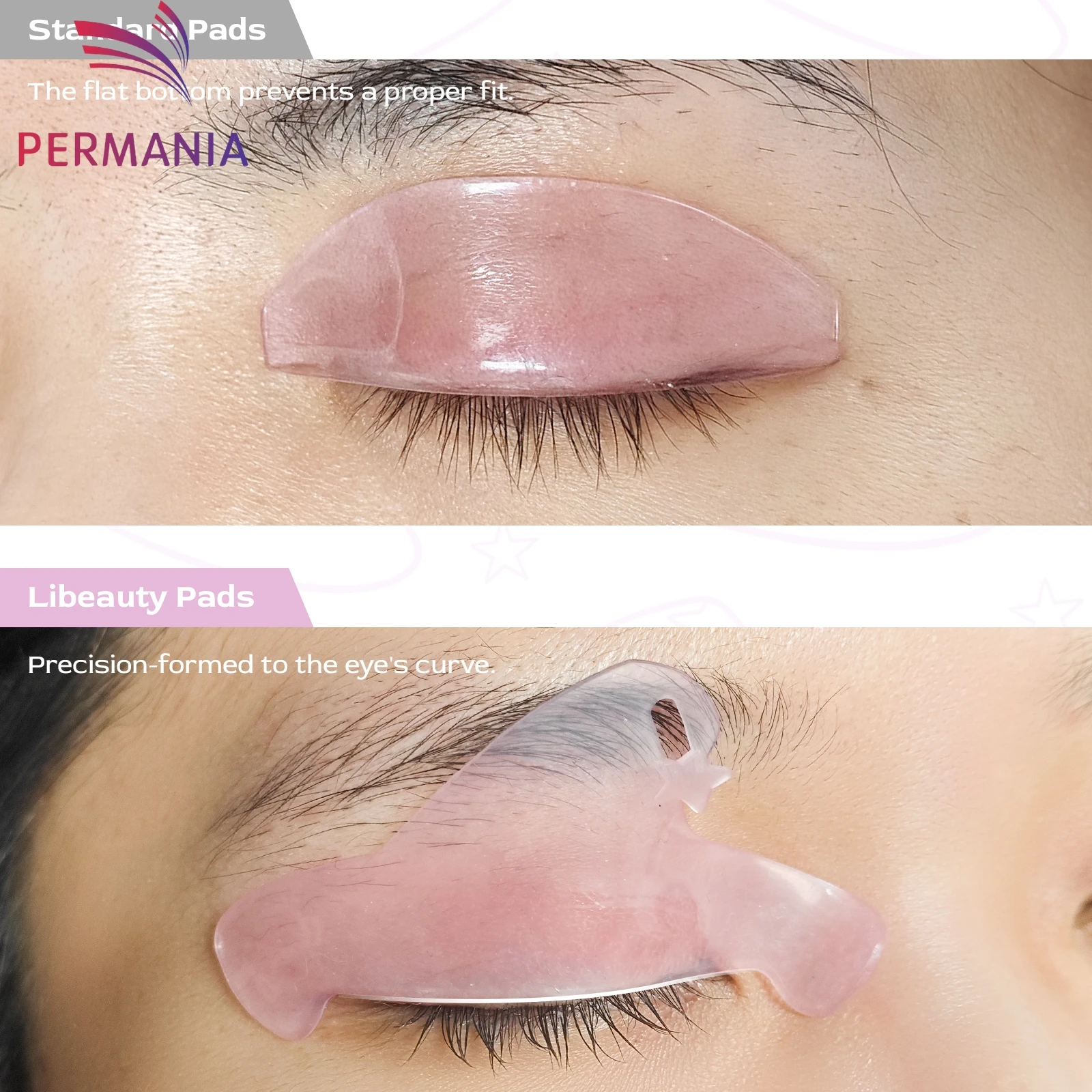 퍼마니아 셀프 접착 속눈썹 리프트 쉴드 초박형 한국산 실리콘 소프트닝 패드 (1번 펌 스텝 전용) 속눈썹 아티스트 아이 패치