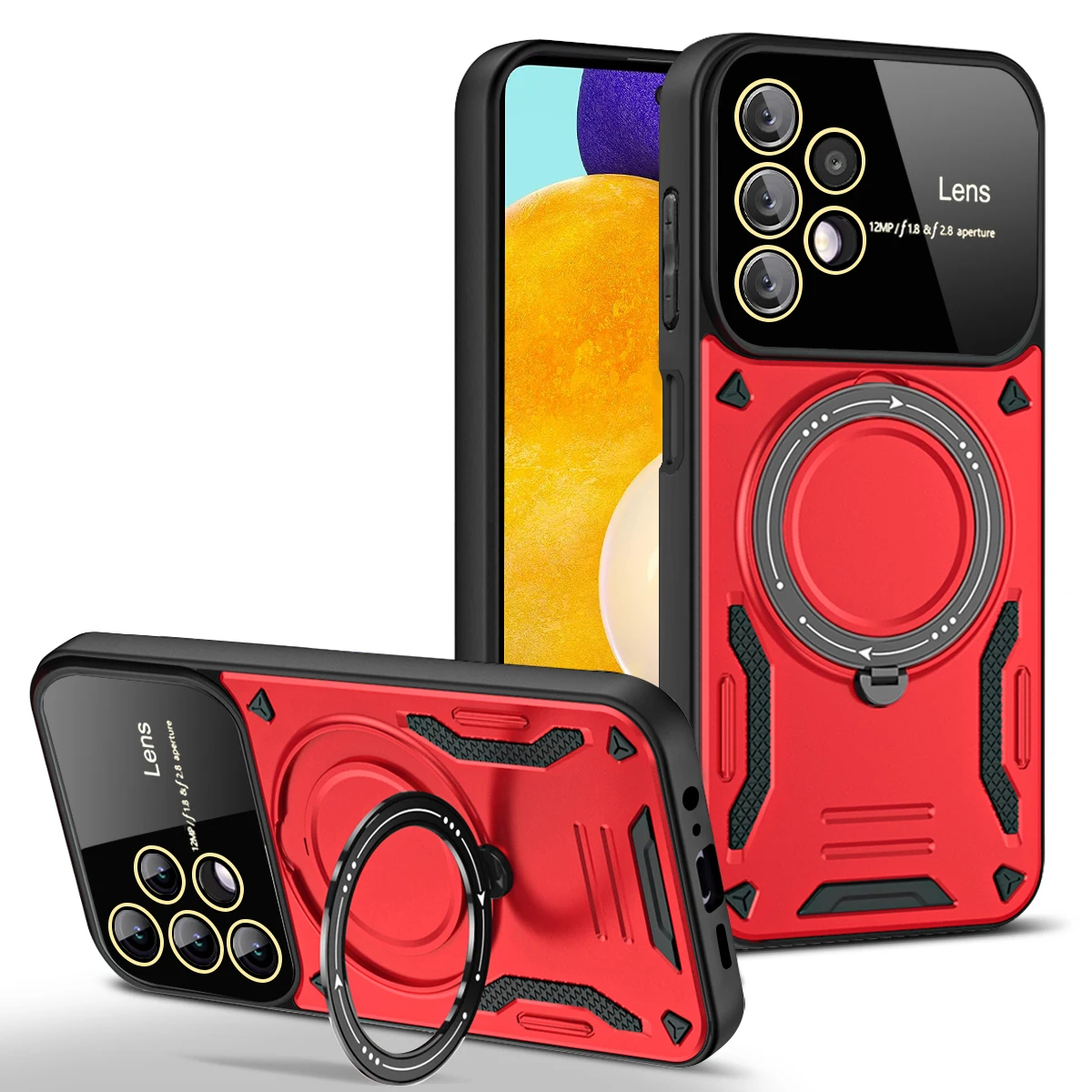 Enhanced Magnetic Stand Military Grade Protective Case