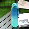 1PCS Hot Sale 750ML Sports Water Bottle Shaker Outdoor Travel Portable Leakproof Drinkware Plastic Drink Bottle BPA Free 2