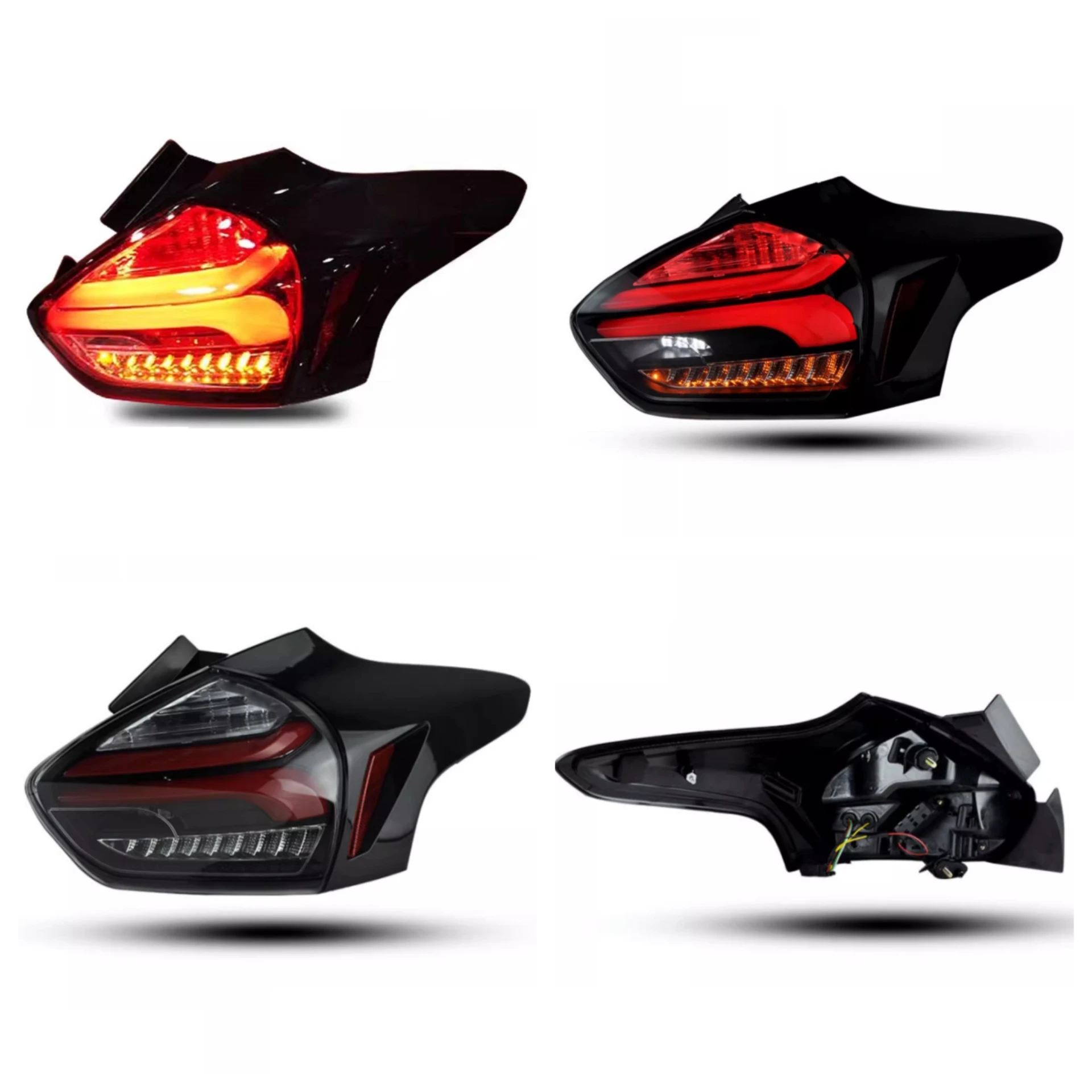 

Body Kit Led Taillight Assembly for Ford Focus 15-18 Convert Brake Lamp Turn Signal Backup Light Car Accessories