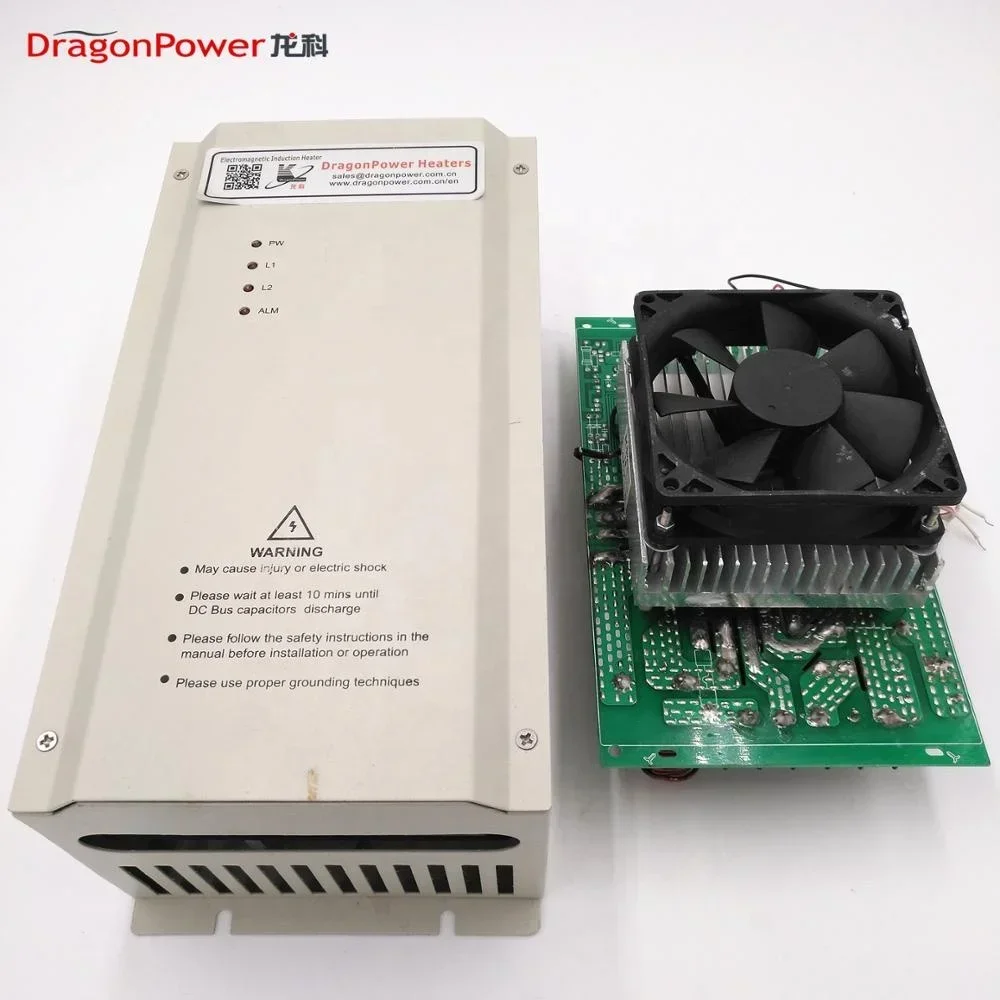 

Induction heater for extruder and other plastic machines