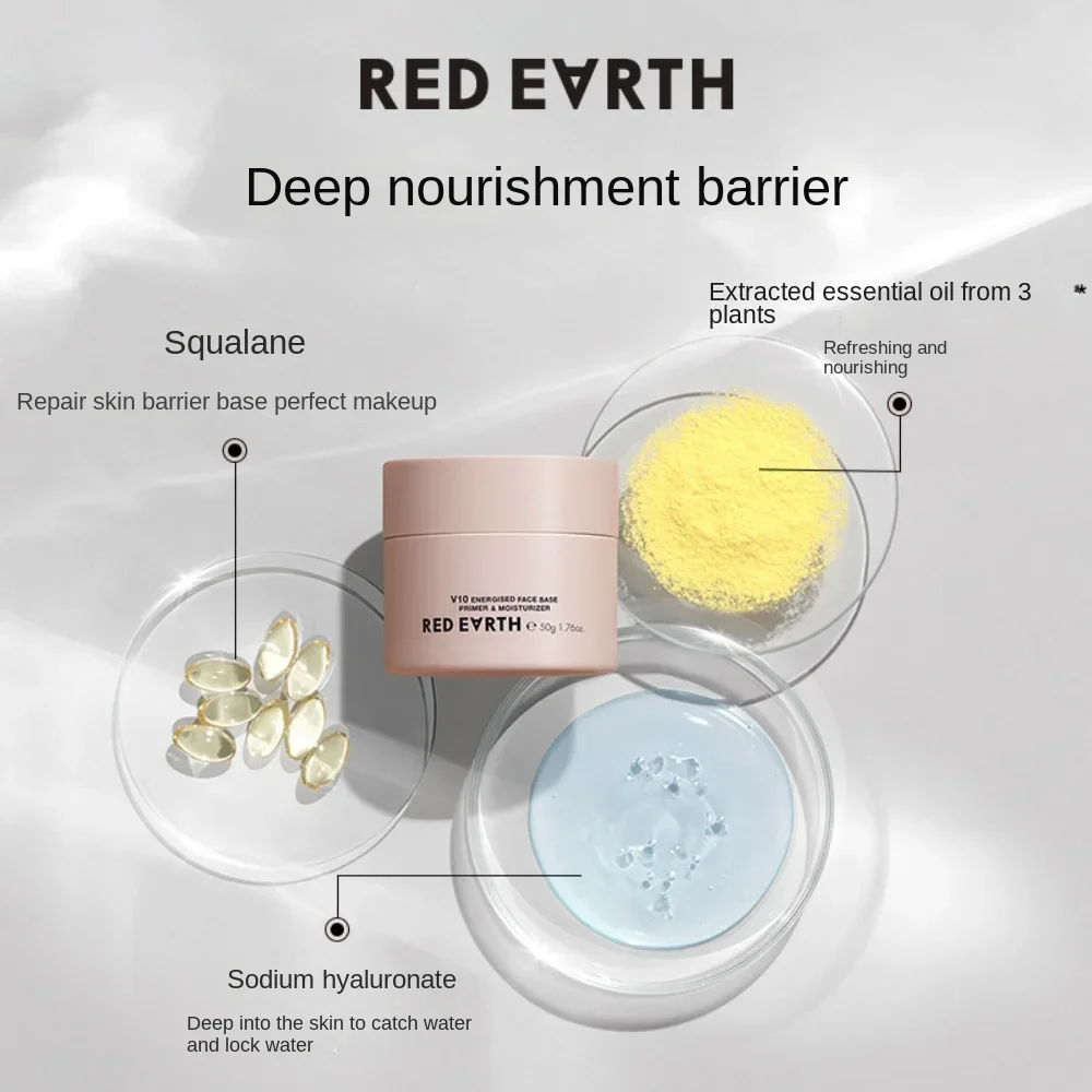 Redearth Foundation Korean Makeup Moisturizing Face Base Primer Pores Invisible Prolong Facial Oil-control Base Cosmetic - Image 2
