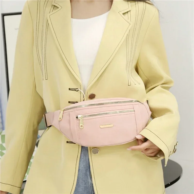 Waist Pack Belt Bag Banana Bag for Women Waist Fanny Pack Belt Pouch Waterproof Mobile Shoulder Crossbody Bags Handbags Men Women