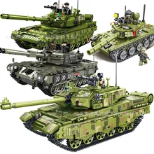 

Boy puzzle assembly military tank splicing model children's small particles