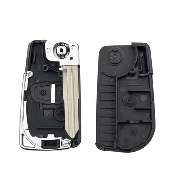 Chiave telecomando per Mitsubishi Pajero Sport Outlander Grandis ASX MIT11/MIT8 Blade - KEYYOU 2 pulsanti Remote Car Key Shell Case per Mitsubishi Pajero Sport Outlander Grandis ASX