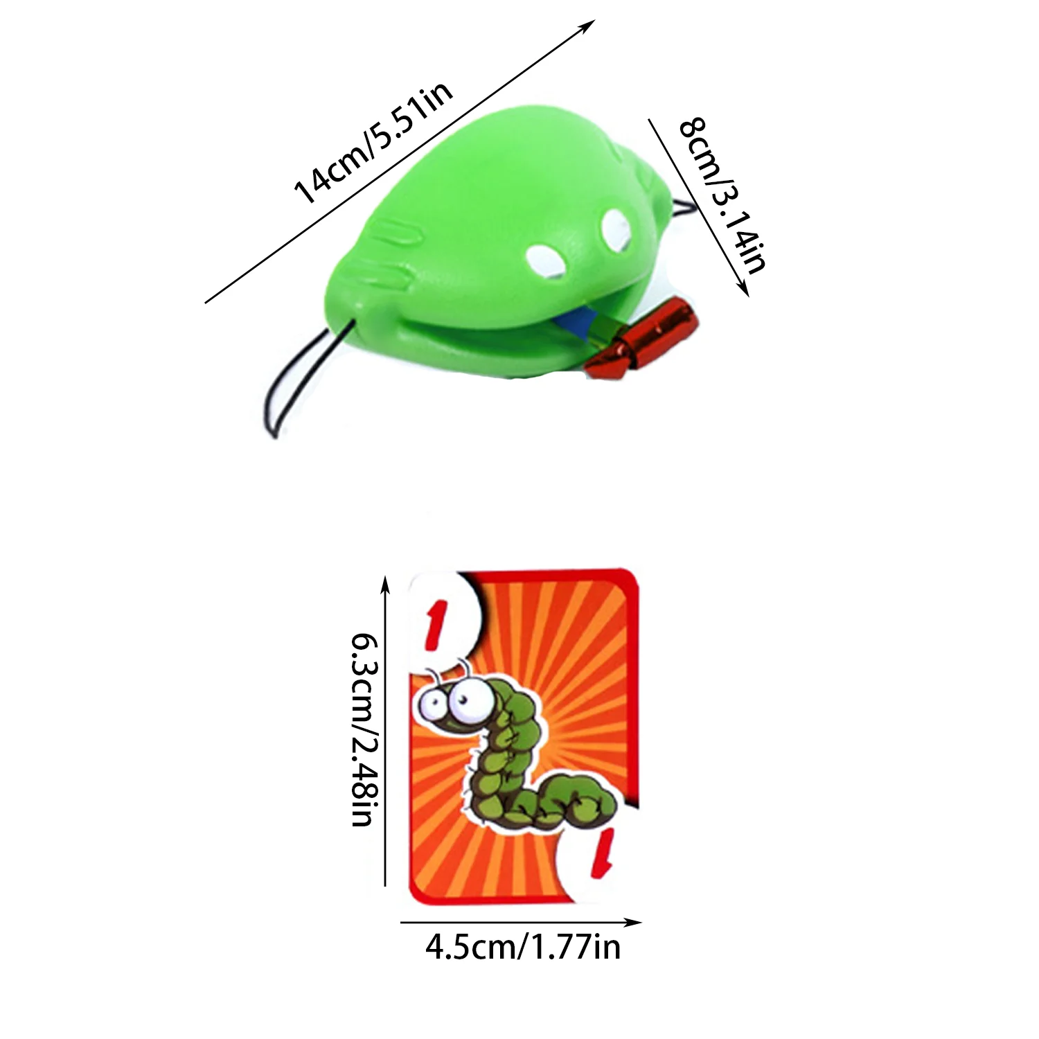 Frog Mouth Tongue Out Board Game Lizard Mask Parent Child Blowing Fun Board Game Puzzle Game Prop 2