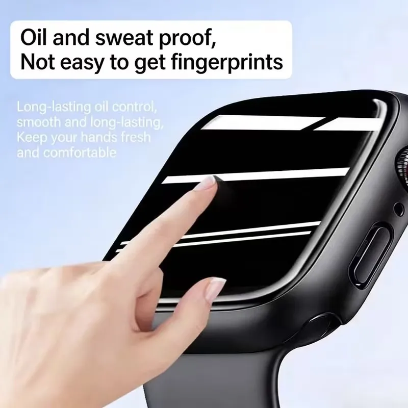 Redmi Watch 5 Lite 5용 개인 정보 보호 하이드로겔 필름 4개 Redmi Watch 4용 액티브 스파이 방지 화면 보호기