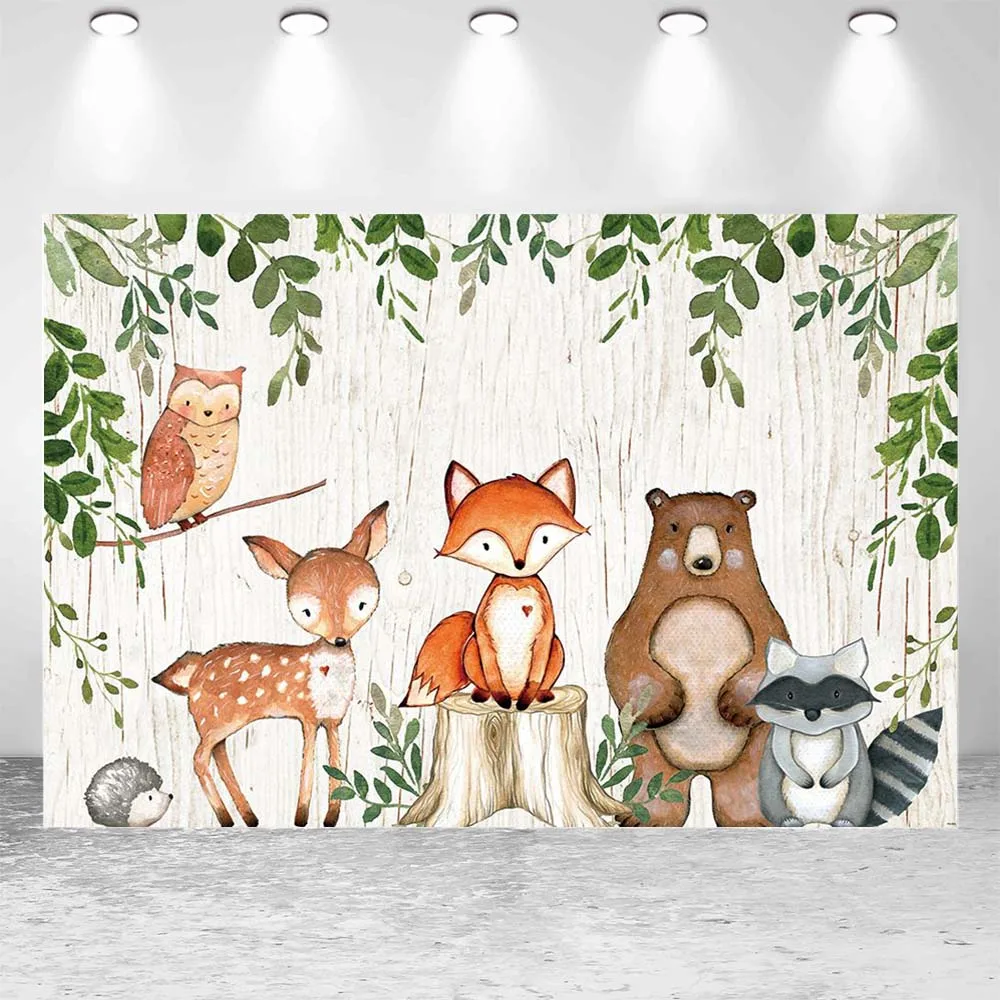Baby Shower Woodland Animal Theme Woodland Creatures Natural Baby