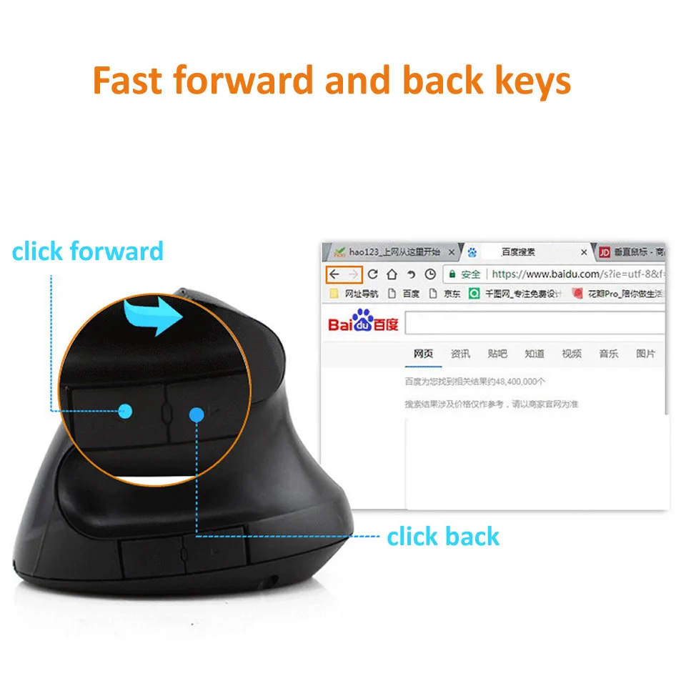 S042c2e1c68474498b32c433c44a4648cj Ergonomic Vertical Mouse USB Plug Wired Right Hand Computer Gaming Mice 1.5m Line Length Optical Mouse Gamer Mouse for Laptop PC Mallzona