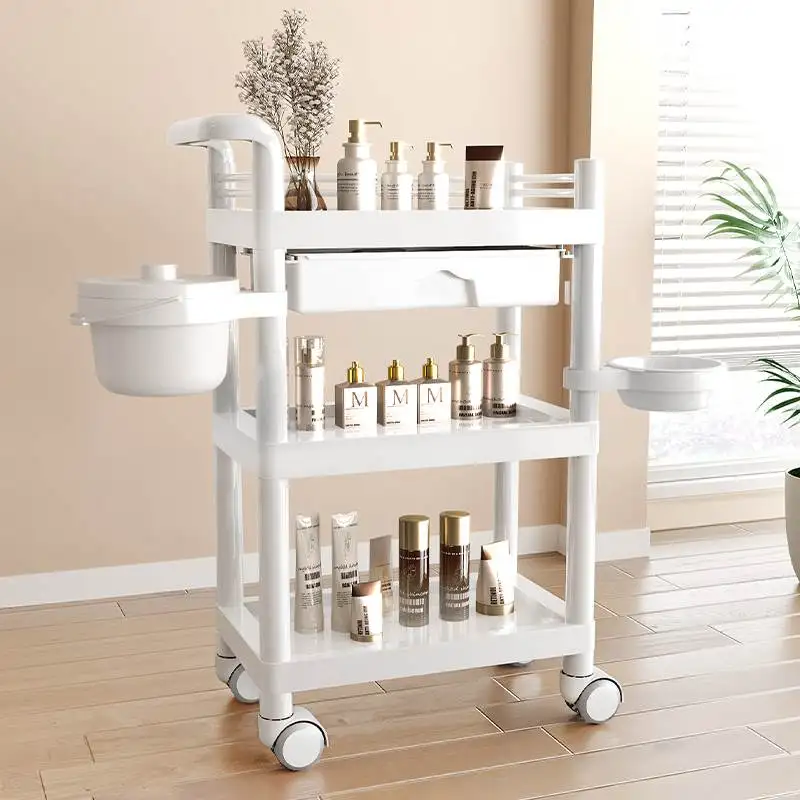

Tools Clinic Salon Trolley Barber Designer Beauty Salon Trolley Detailing Auxiliary Chariot De Service Salon Furniture Fg19