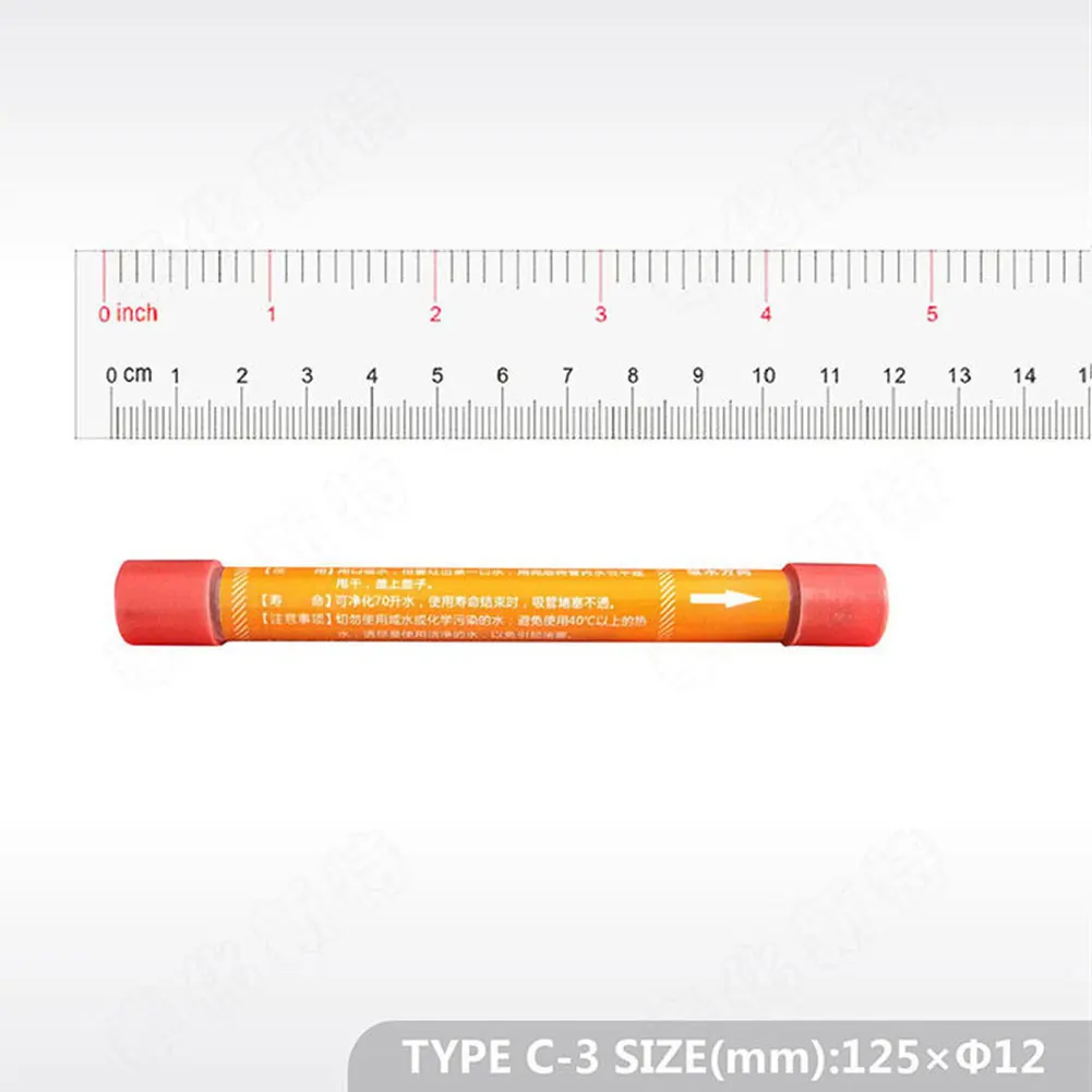 Water Purification Straw Pen Shaped Outdoor Water Purifier Compact Portable Straw Filter Lightweight for Outdoor Travel