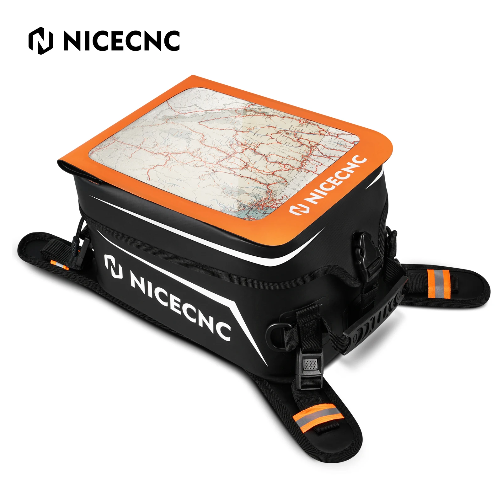 

NICECNC Motorcycle Tank Bag for Yamaha BMW Waterproof Motorbike Oil Fuel Pannier Touchscreen Phone Pouch Motocycle Accessories