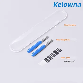 Stabilizzatori per tastiera Kelowna Kit di attrezzi per piastra metallica Stabs Wire Adjust Tool stabilizzatore Pad