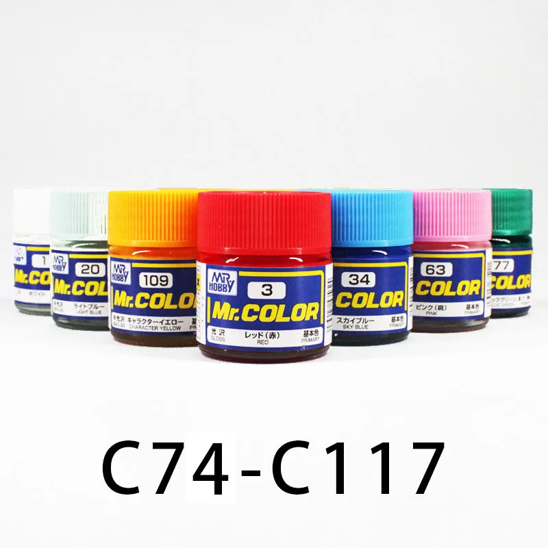 10ML-C75-C117-Mr-Color-Oily-Nitro-Paint-Pigment-DIY-Military-Tank-Ship ...