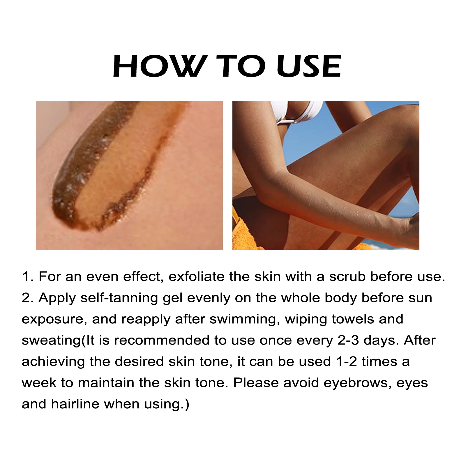 Self Tanning Cream for Natural Bronzed Glow
