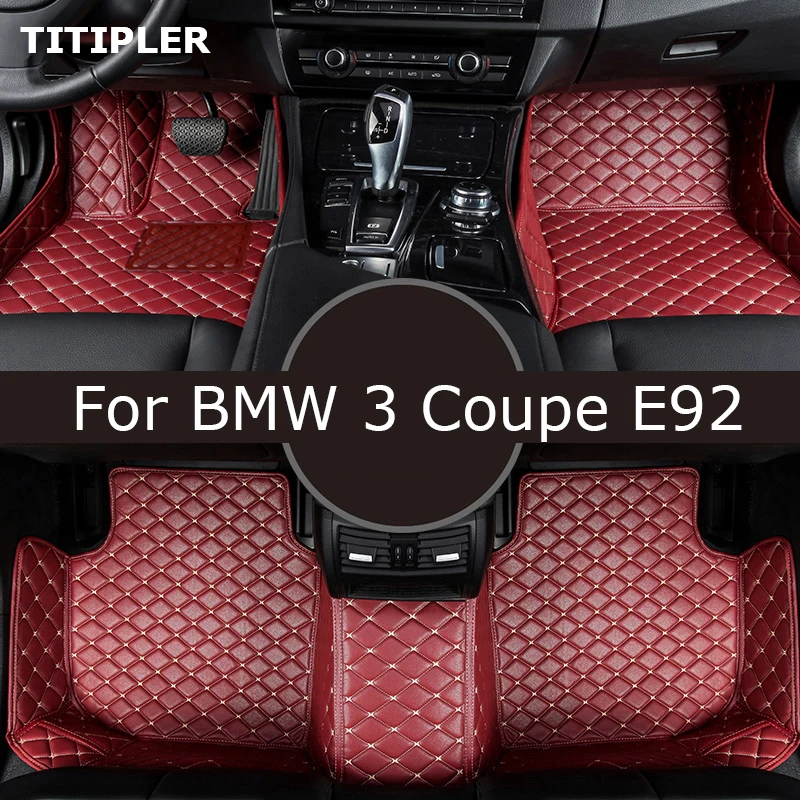 Titipler Car Floor Mats For For Bmw 3 Coupe E92 320i 2doors