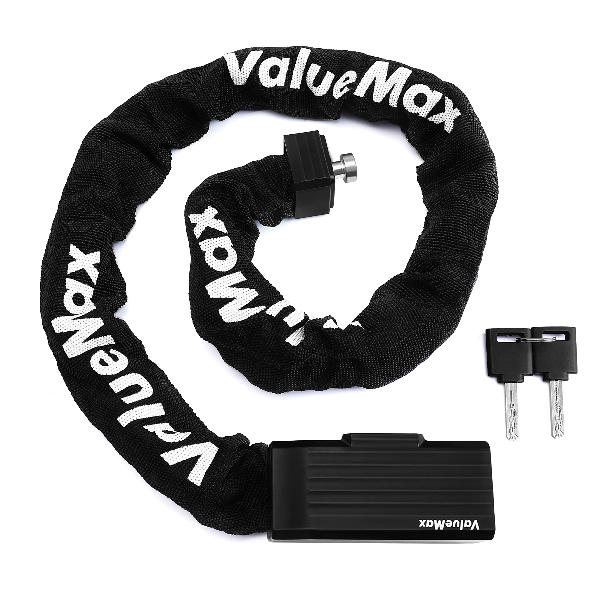 ValueMax Bike Chain Lock 97cm Bicycle Lock Mountain MTB Road Bike Safety Anti-theft Chain Cycling Bicycle Accessories