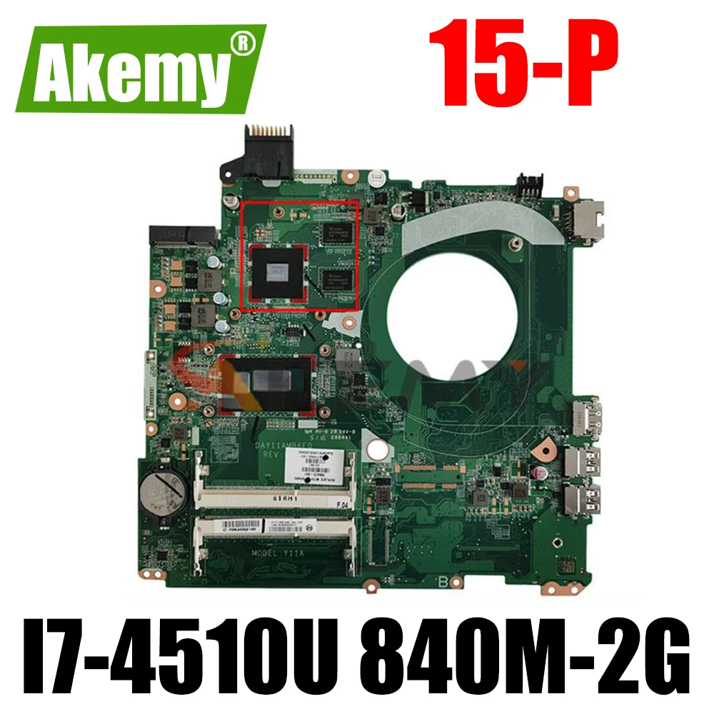 Материнская плата для ноутбука HP 15-P с 840M/2G/графическим процессором I7-4510U/CPU 766472-501