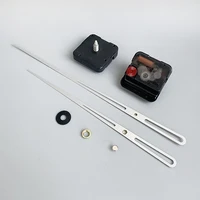12888 Round Hole High Torque Movement Long hands 90128#Silver DIY Clock Kits 1