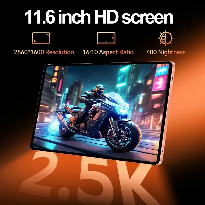 New iPad 17 Pro Max 11.6-inch Tablet Dual SIM 24GB 2TB MTK G99 Android16 4K HD 5G Dual Card Video call WIFI MI Global Version PC