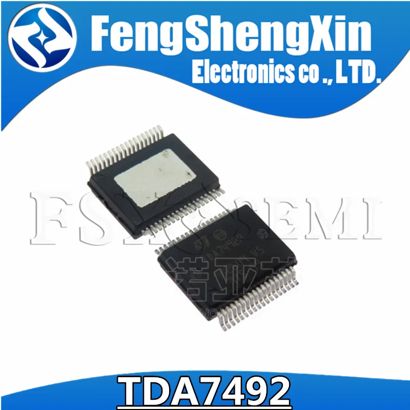 

5pcs/lot TDA7492 chip TDA7492PLCD TV audio driver IC TDA7492MYS TDA749213TR SSOP-36