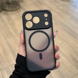 Matte Magnetic Shockproof Phone Case with Magsafe Wireless Charging Compatibility - iPhone 17 Pro (With Magsafe)