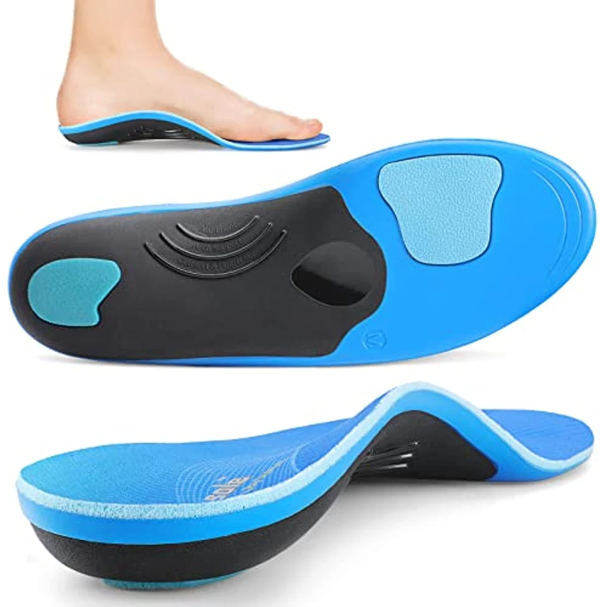PCSsole Standing All Day Arch Support Insoles,Plantar Fasciitis Heavy