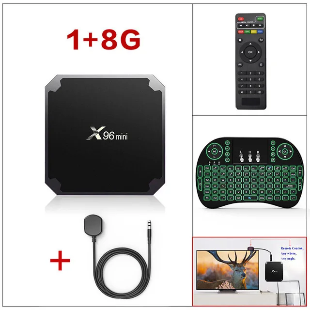 STICK ANDROID BOX X96 MINI 2G/16GB AZATECH - Aswak Assalam