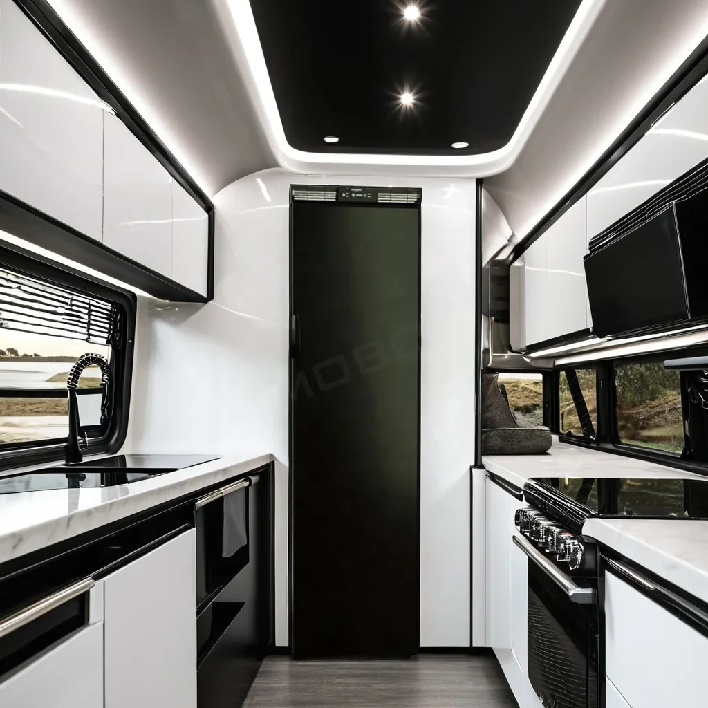 12V DC Slim Compressor Caravan Rv Fridge 145L SAA CE Certified Camper Van Refrigerator