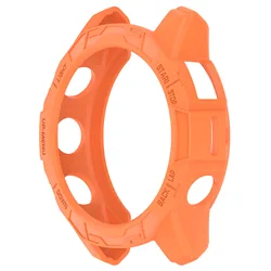 Durable TPU Silicone Protective Cover for Garmin Fenix & Epix Pro Watches - Soft and Flexible Case for Enhanced Safety (Orange)