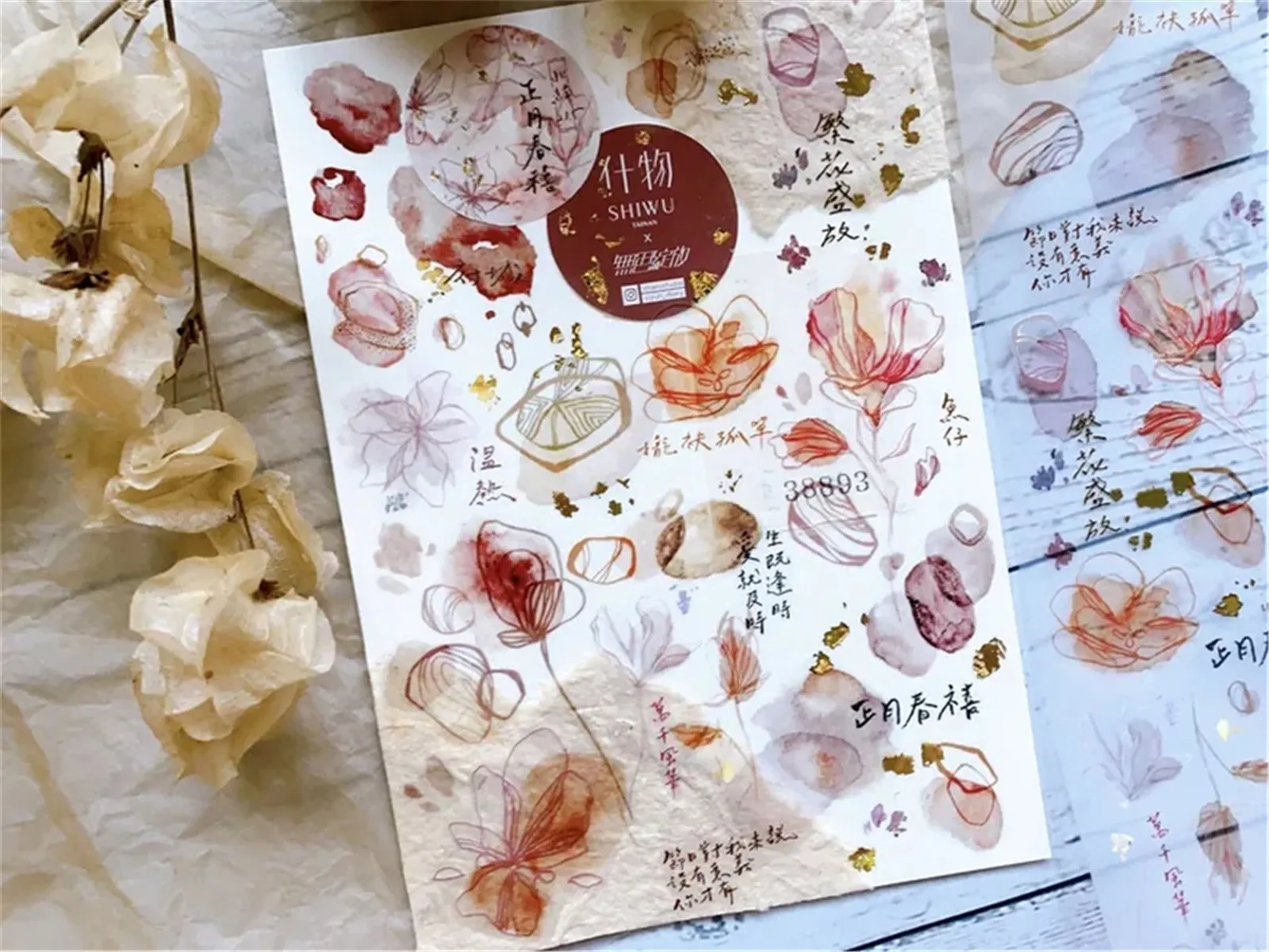 

Shiwu Studio винтажная северная широта 23-весна января Васи ПЭТ лента для изготовления открыток своими руками