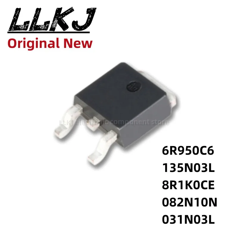 

1 шт. 6R950C6 IPD60R950C6 135N03L IPD135N03LG 8R1K0CE IPD80R1K0CE 082N10N IPD082N10N3G 031N03L IPD031N03LG TO-252