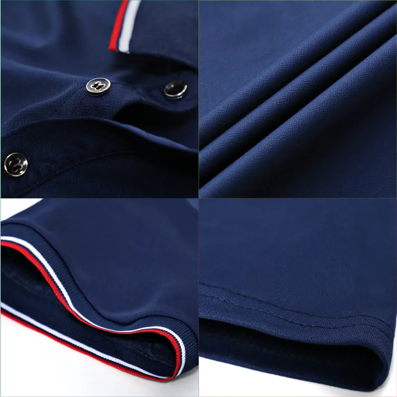 Ice Cool Sky Silk Short Sleeve Polo Shirt Printed Fashion Top Shirt Customized Logo Summer Casual Wear DIY 5
