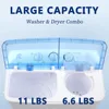Portable Washing Machine, Mini Twin Tub Washer and Dryer Combo with 17.6 lbs Large Capacity, for Apartment, Dorm, RV, Camping 2