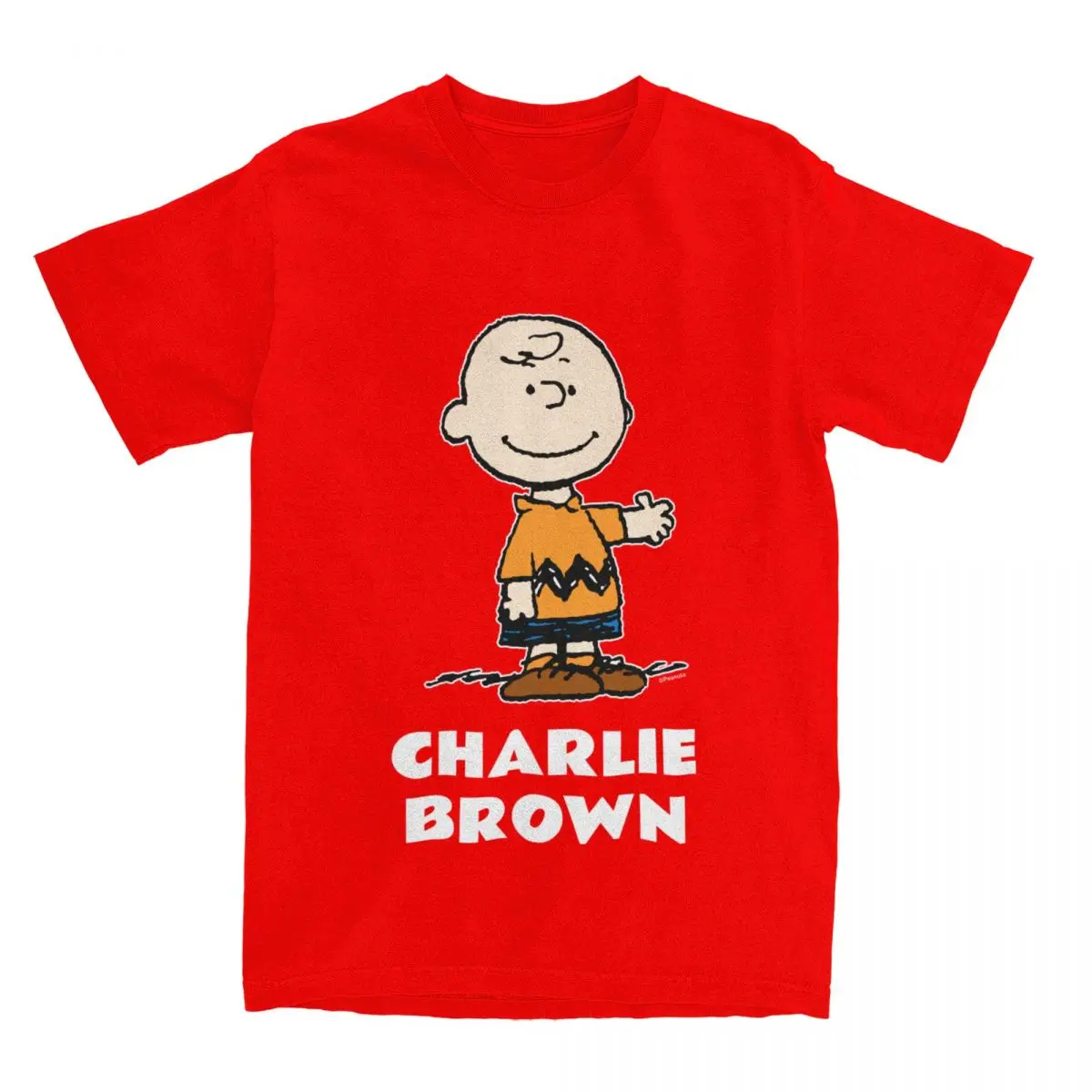 thumbnail image 1 of Camisetas de algodón increíbles para hombres y mujeres con accesorios de Charlie Brown y Peanuts, camisetas para adultos, 1 of 5