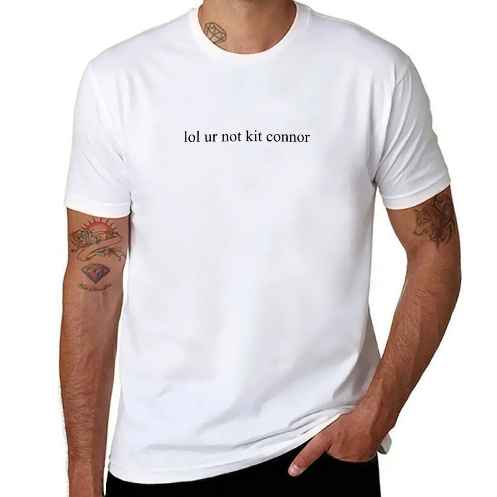 lol ur not kit connor T-shirt tees customs design your own Men's t-shirt