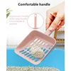 Plastic Scoop Cleanning Tool Cat Litter Scoop with Stand Cat Litter Shovel Strong ABS for Cat Sand Cleaning Supplies Products 5