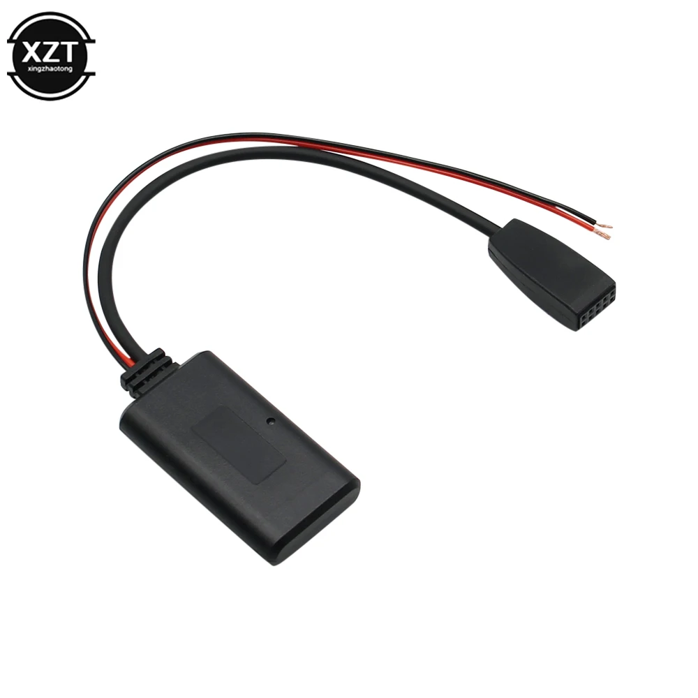 Car Wire Cable Adapter Car CD Bluetooth Audio Cable 5-12V Bluetooth Module Audio 10Pin AUX Adapter for BMW E46 3-SERIES
