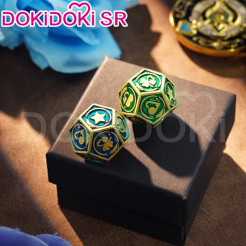 Cosplay Prop Aventurine Cosplay Props Counter Dice Game Honkai: Star Rail DokiDoki Aventurine Cosplay Accessories Ceramics Counter